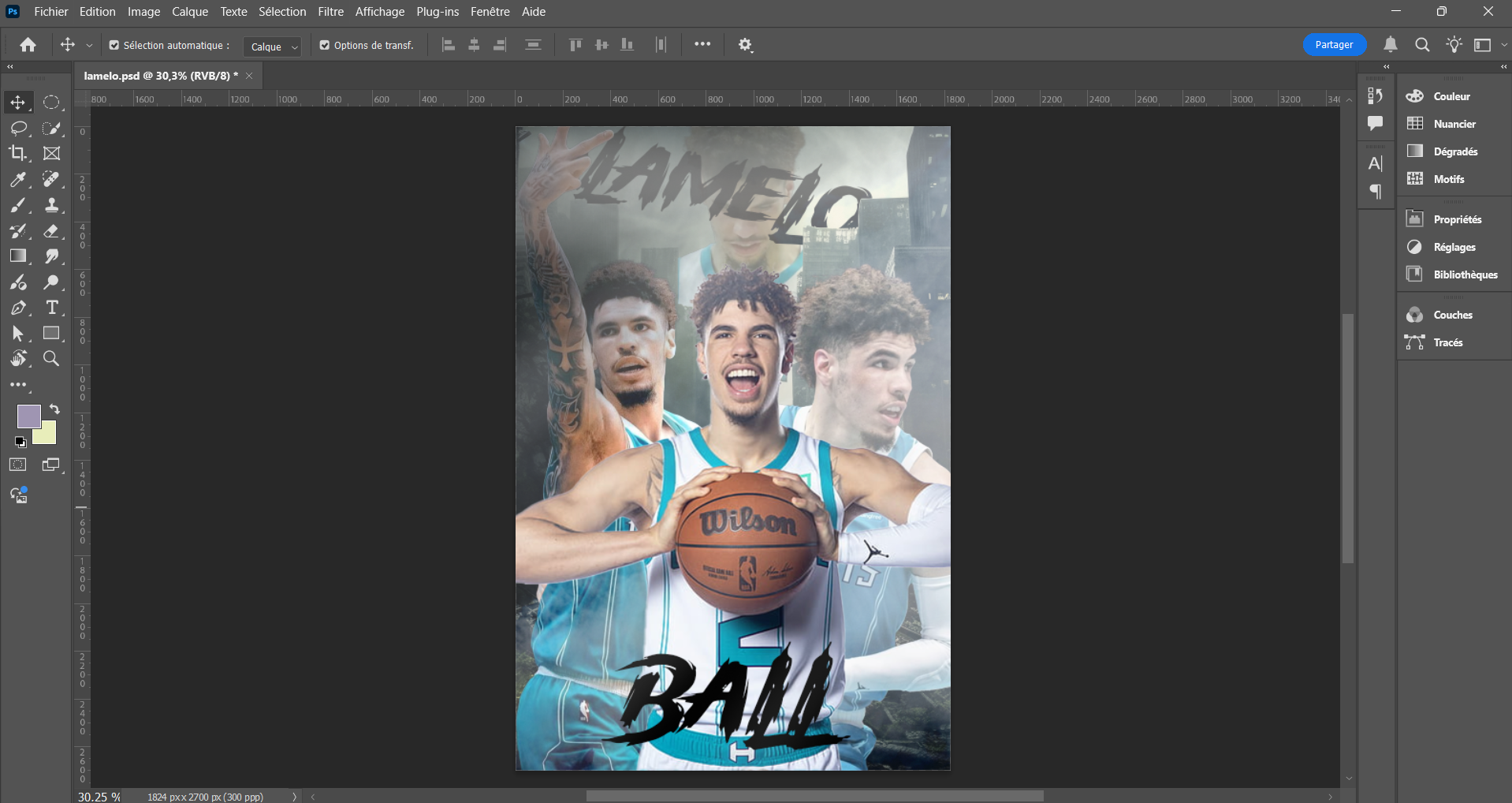 Affiche Lamelo Ball